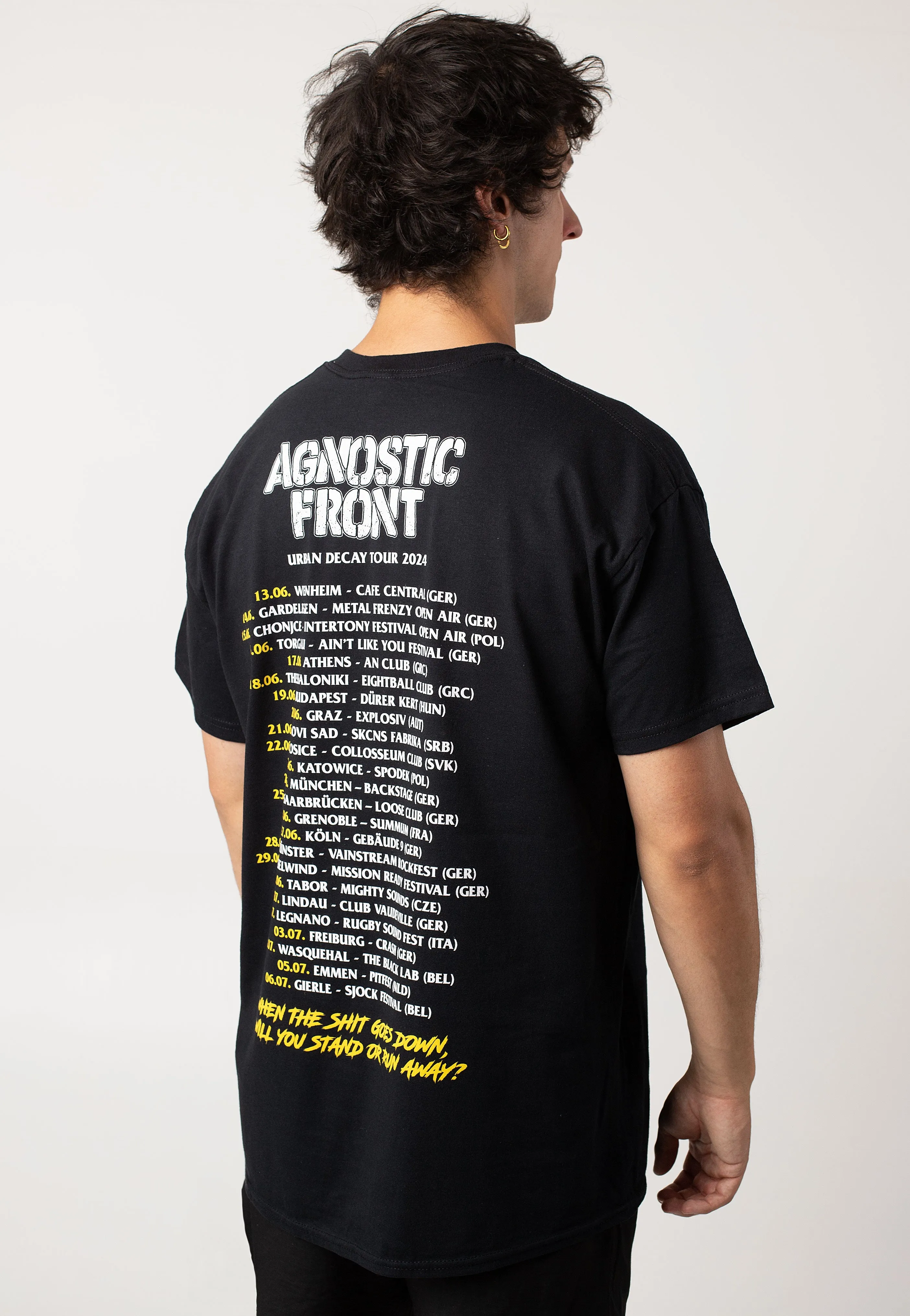 Agnostic Front - Urban Decay Tour 2024 - T-Shirt