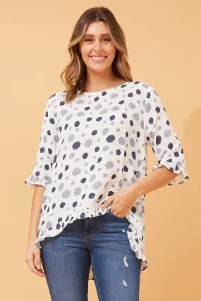 AKIRA POLKA DOT TOP