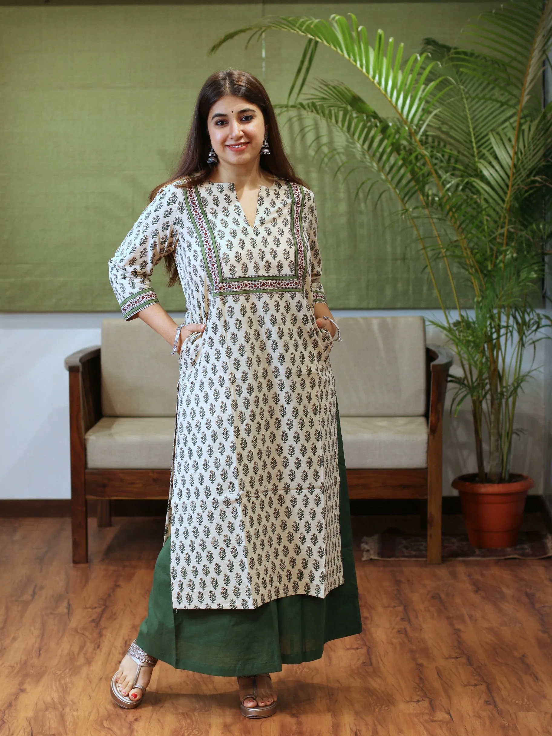 Asin Bagru Cotton Kurta