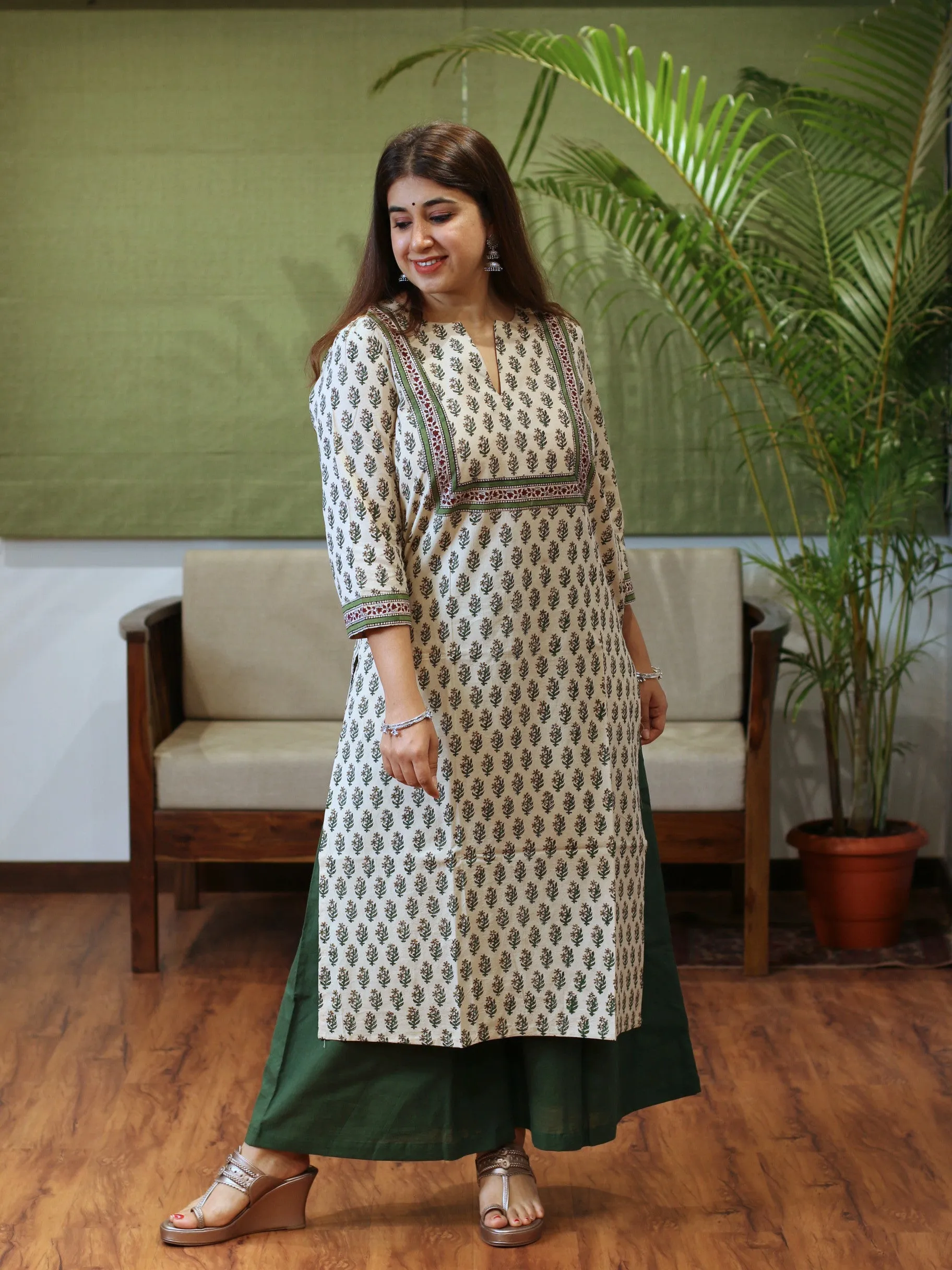 Asin Bagru Cotton Kurta