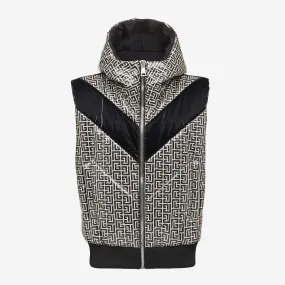 Balmain Monogram Detail Puffer Gilet