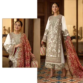 Buy White Georgette Heavy Embroidery Pakistani Suits Online - Best Collection