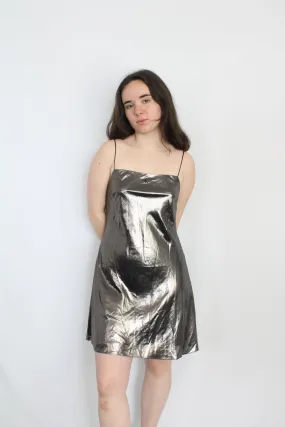 Calvin Klein - Metallic Slip Dress