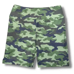 Camo in Girl's Biker-Slip Shorts