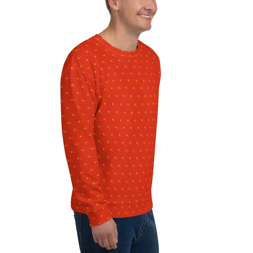 China Sweater Printed With China Flag / Chinese Sweatshirt / China Clothing