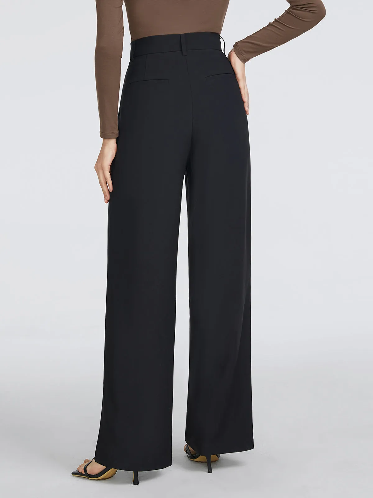 Comfy Everyday High-waisted Wide-leg Pants