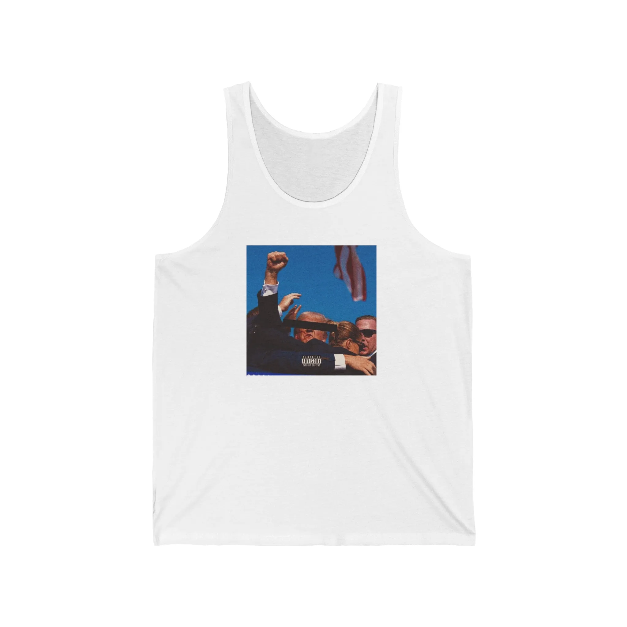 Donald Trump Album Blackout Cover Tee Unisex Jersey Tank