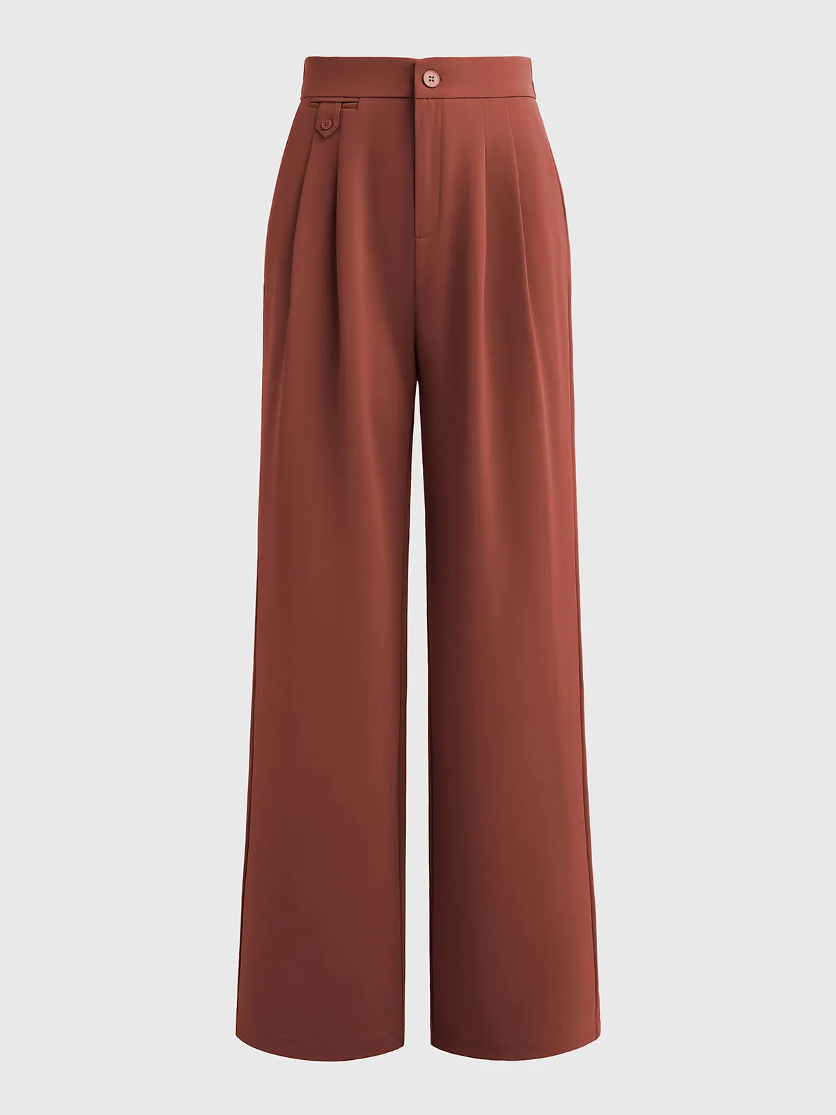 Flowy High-Waisted Palazzo Wide-Leg Pants