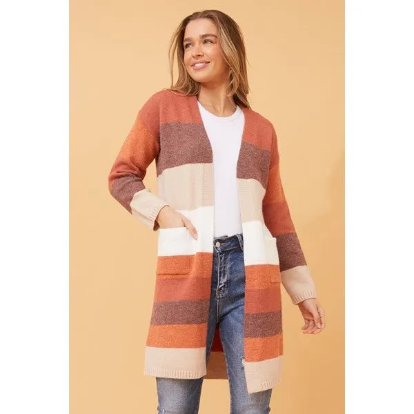 GLENN COLORBLOCK KNIT CARDIGAN