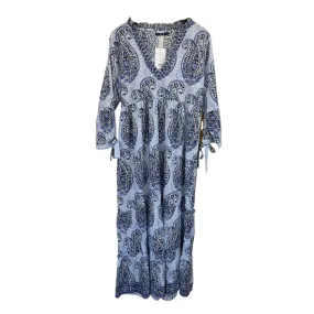 LaPlage Claythorne Maxi - Paisley White/Navy/Periwinkle