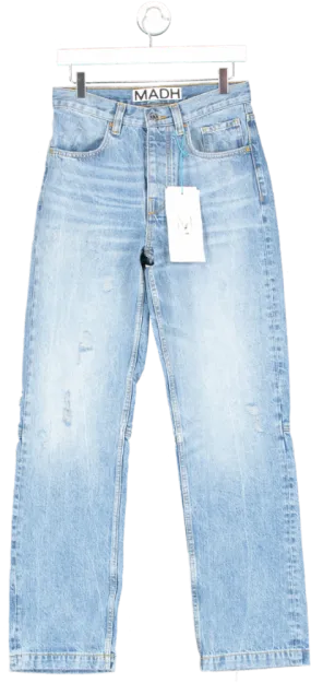 MADH Blue Loose Fit Straight Jeans W28