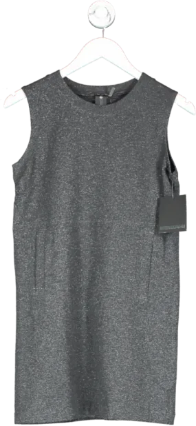 Norma KamalI Grey Sleeveless Tailored Terry Mini Dre UK S