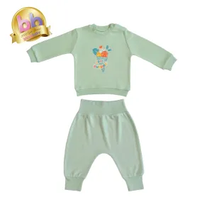 Organic Casual Jogger Set - Ice Cream