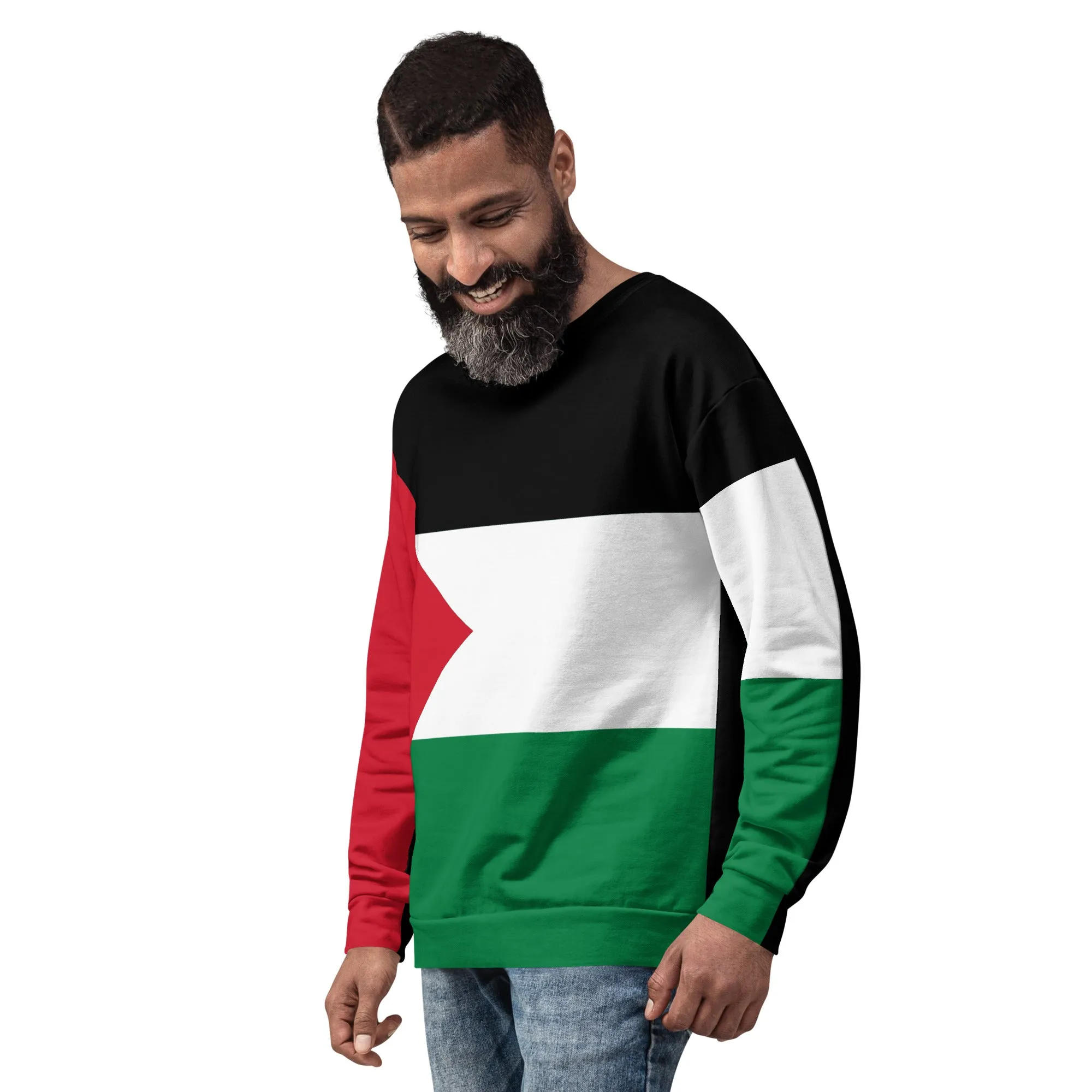 Palestine Sweatshirt Flag Clothing / Eco friendly