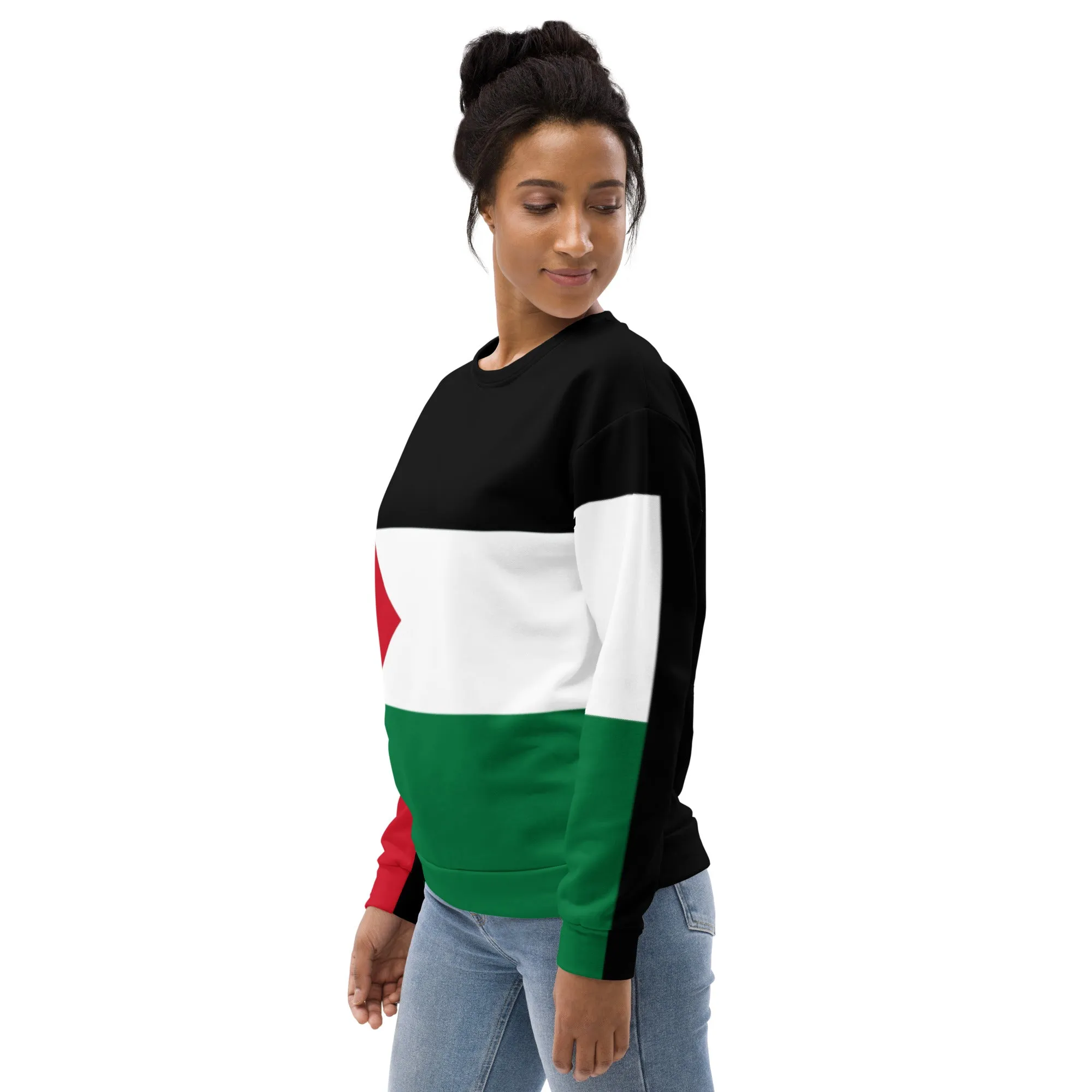 Palestine Sweatshirt Flag Clothing / Eco friendly