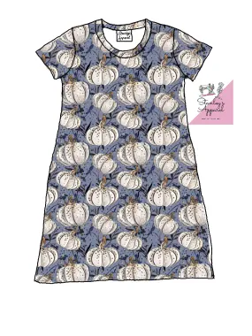 Pumpkin kids T-shirt dress