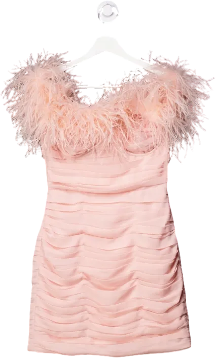 Sau Lee Pink Chelsea Mini Dress UK 6