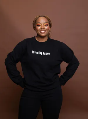 SAVED BY GRACE Sweatshirt (Black)