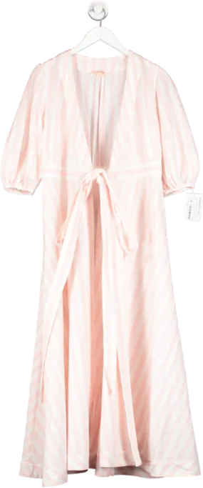 Seraphina Pink The Border Wrap Dress UK 10