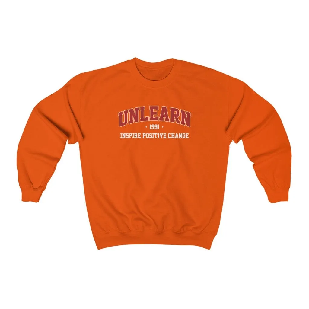 unlearn Varsity - Relaxed Fit Crewneck Sweatshirt