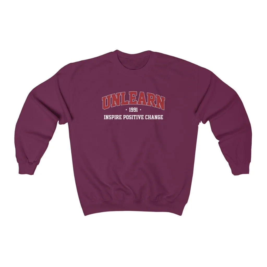 unlearn Varsity - Relaxed Fit Crewneck Sweatshirt