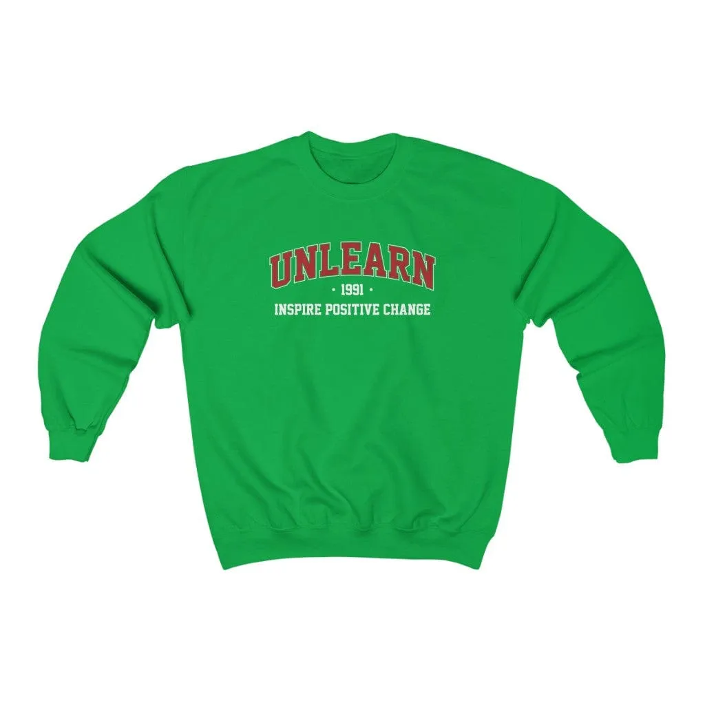 unlearn Varsity - Relaxed Fit Crewneck Sweatshirt