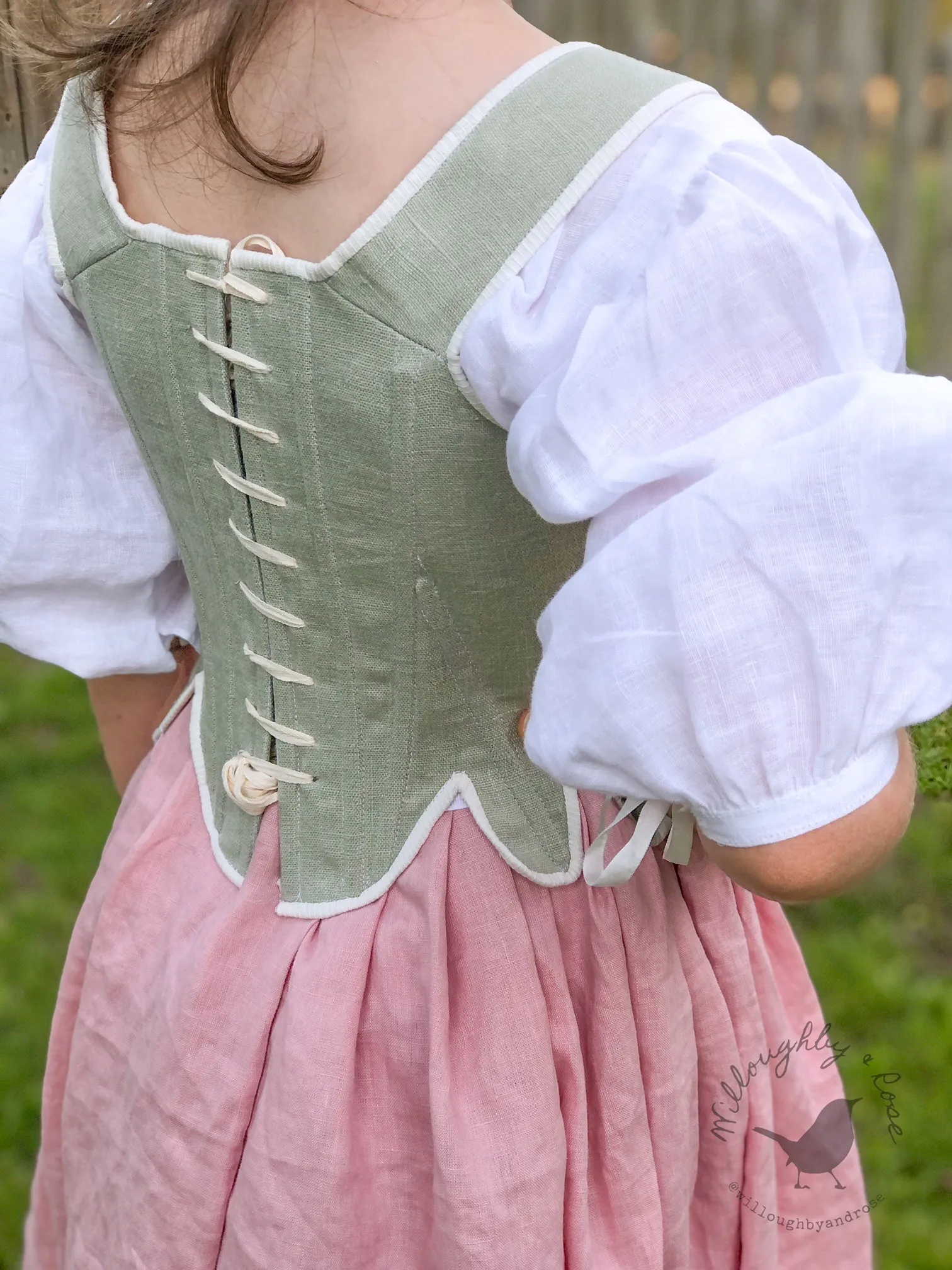 Willoughby & Rose: 18th Century Children's "Elizabeth" Stays Pattern